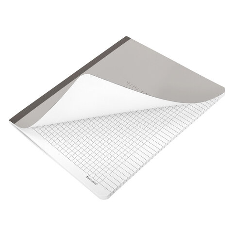 Тетрадь А5 96 л. BRAUBERG, на сшивке с корешком, клетка, обложка картон, Тетрадь А5 96 л. BRAUBERG, на сшивке с корешком, клетка, обложка картон,