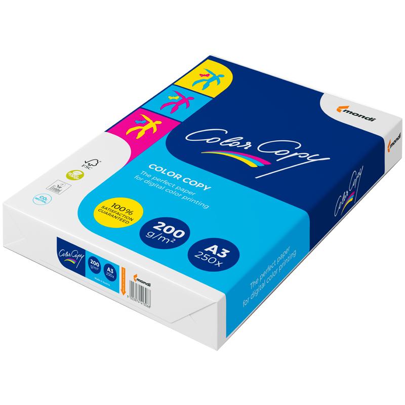 Бумага Color copy А3, 200г/м2, 250л., 161% Бумага Color copy А3, 200г/м2, 250л., 161%