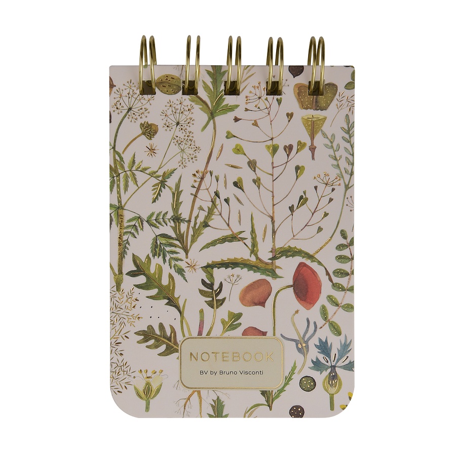 БЛОКНОТ НА ГРЕБНЕ «CUTE JOURNAL» A7, BV, 100 Л. "FLORA. ЛУГОВЫЕ БЛОКНОТ НА ГРЕБНЕ «CUTE JOURNAL» A7, BV, 100 Л. "FLORA. ЛУГОВЫЕ