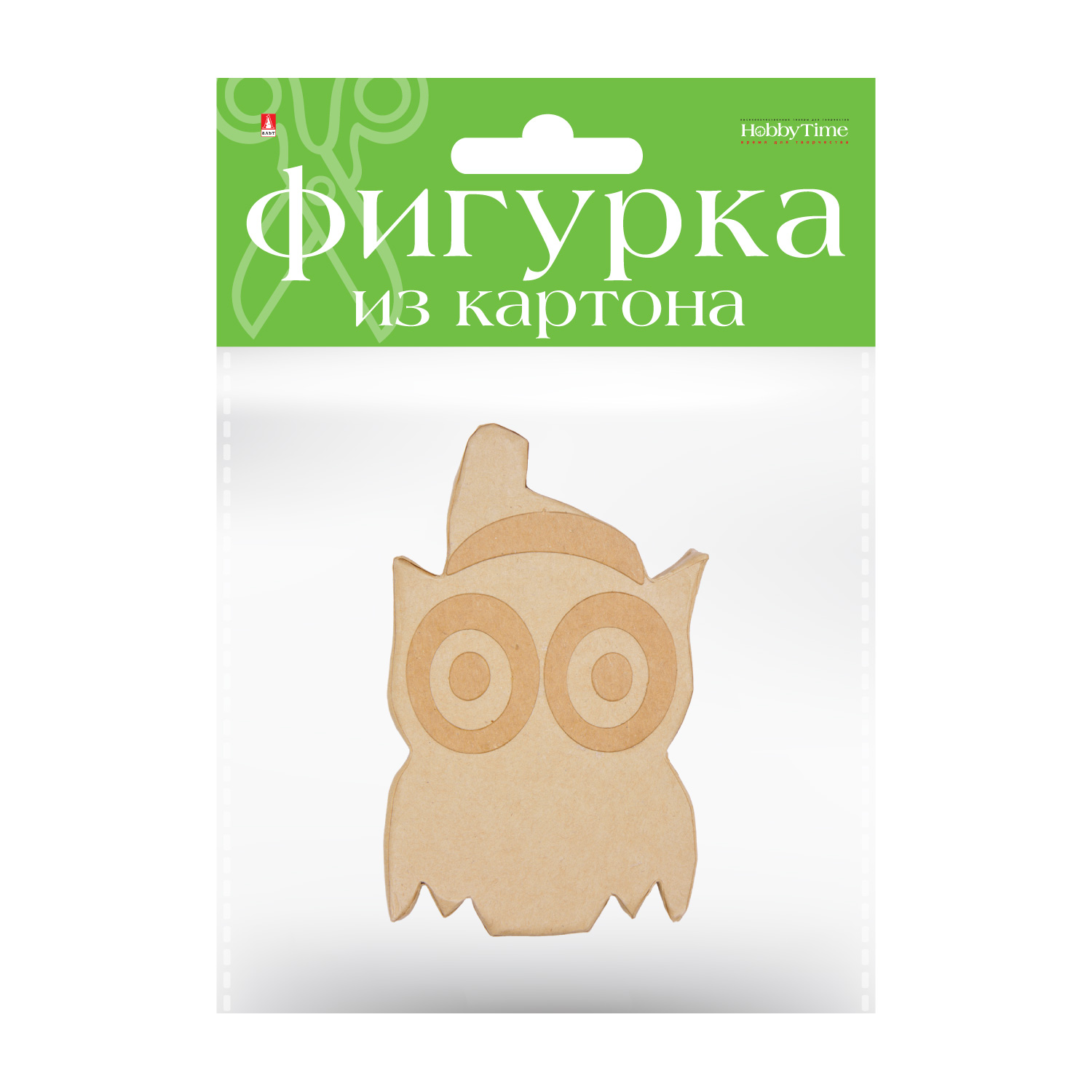 ФИГУРКА ИЗ КАРТОНА. "СОВА" 7,5x2x12 см