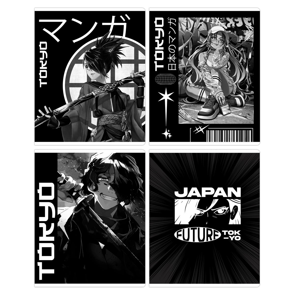 Тетрадь 48л., А5, клетка BG "Аниме. Tokyo" Тетрадь 48л., А5, клетка BG "Аниме. Tokyo"