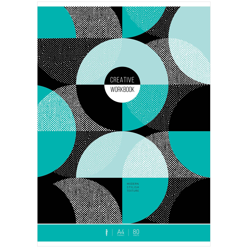 Тетрадь 80л., А4, клетка ArtSpace "Стиль. Pattern collection"