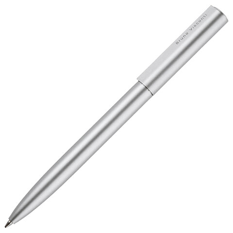 Ручка подарочная шариковая BRUNO VISCONTI "Torino", корпус серебро,