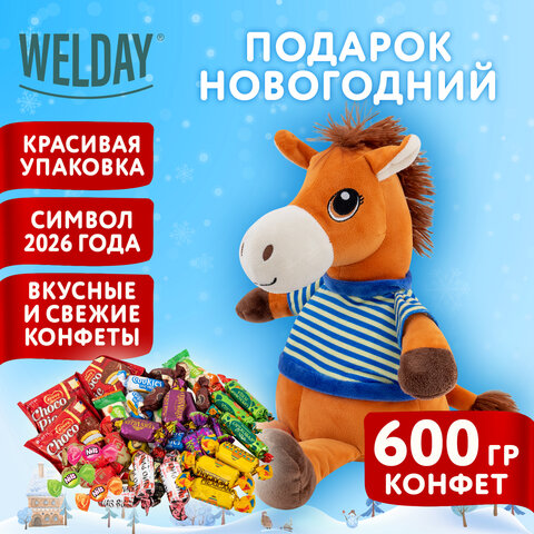 Подарок новогодний СМЕЛЬЧАК РОБЕРТ "Мягкая игрушка-символ 2026 года",