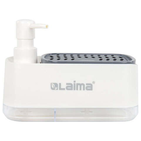 Диспенсер/дозатор DUET для мыла и моющего средства + губка, БЕЛЫЙ, 11х20х12 см, Диспенсер/дозатор DUET для мыла и моющего средства + губка, БЕЛЫЙ, 11х20х12 см,