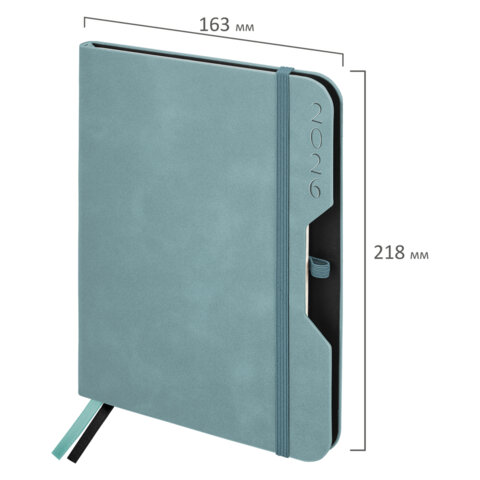 Ежедневник датированный 2026, А5, 151х213 мм, BRAUBERG "Note", под