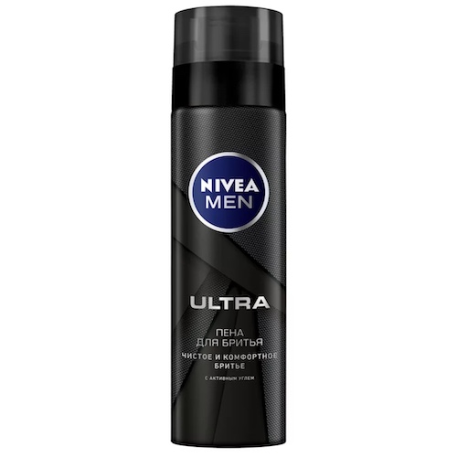 Гель для бритья Nivea ULTRA, с активным углём, 200 мл. Гель для бритья Nivea ULTRA, с активным углём, 200 мл.