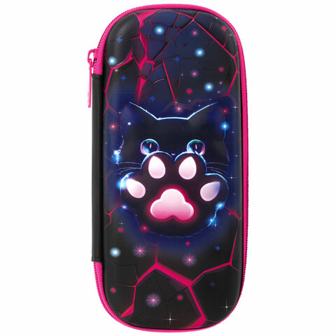 Пенал BRAUBERG, 1 отделение, 1 откидная планка, EVA, 22х10х5 см, "Pink