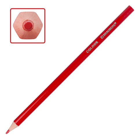 Карандаши цветные пластиковые BRAUBERG PREMIUM, 12 цветов, шестигранные, грифель