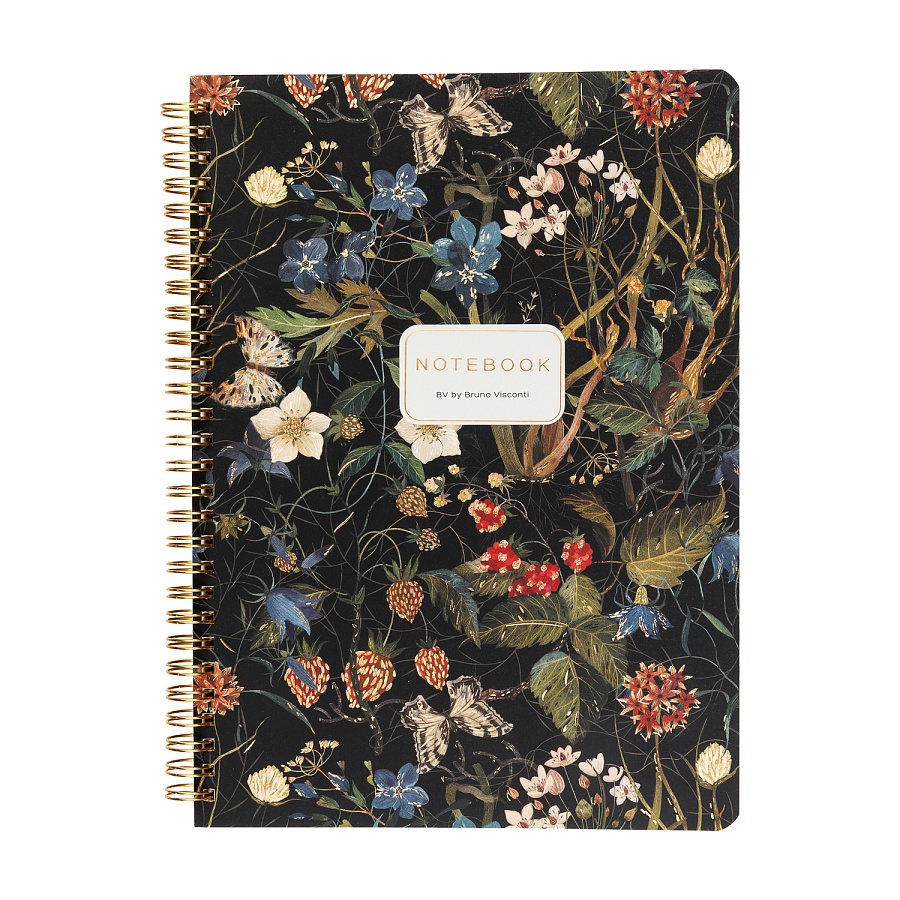 ТЕТРАДЬ НА ГРЕБНЕ В5 Bruno Visconti "FLORA.ЛЕСНЫЕ ЯГОДЫ" 60л. клетка ТЕТРАДЬ НА ГРЕБНЕ В5 Bruno Visconti "FLORA.ЛЕСНЫЕ ЯГОДЫ" 60л. клетка