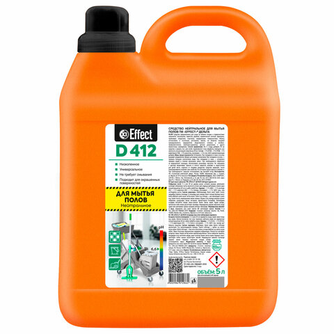 Средство для мытья пола и поверхностей 5 л, EFFECT "Delta 412",