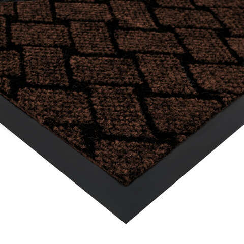 Коврик придверный 60х90 см, КОРИЧНЕВЫЙ, влаго-грязезащитный, 450 г/м2, плетение, Коврик придверный 60х90 см, КОРИЧНЕВЫЙ, влаго-грязезащитный, 450 г/м2, плетение,
