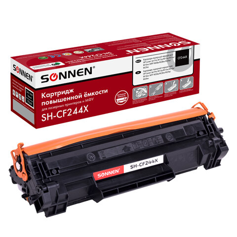 Картридж лазерный SONNEN (SH-CF244X) для HP LJP M15a/M15w/M28a/M28w, ресурс 2000