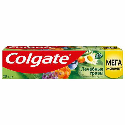 Зубная паста 150 мл COLGATE "Лечебные травы", отбеливающа, сфторидом и