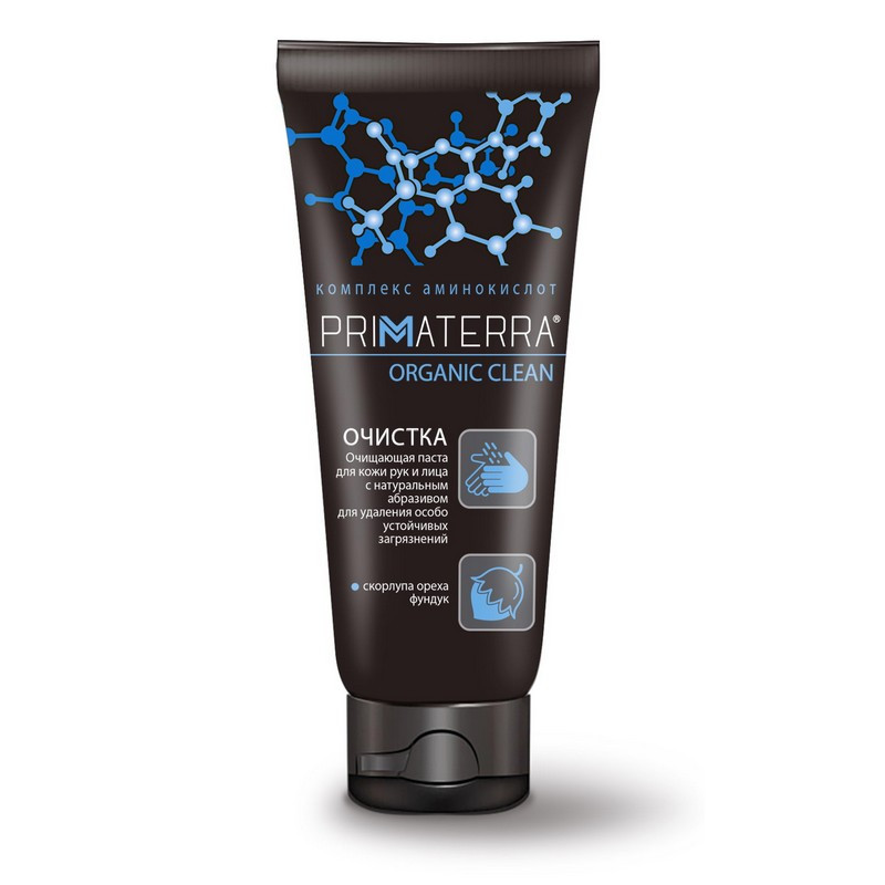 Паста очищающая Primaterra ORGANIC CLEAN с натур абраз для очист рук 200 мл Паста очищающая Primaterra ORGANIC CLEAN с натур абраз для очист рук 200 мл