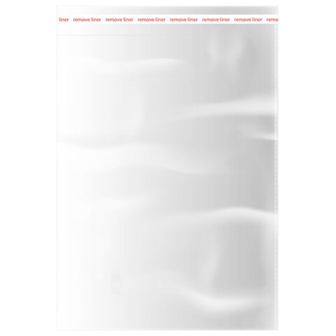 Пакеты БОПП с клеевым клапаном, КОМПЛЕКТ 100 штук, 30х40 + 4 см, 53 мкм, с