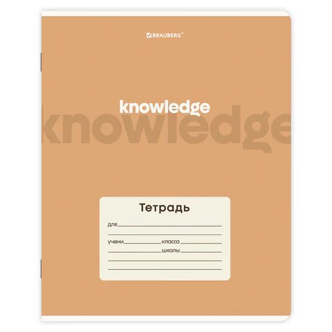 Тетради ДЭК 18 л. КОМПЛЕКТ 10 шт. BRAUBERG, линия, обложка картон,