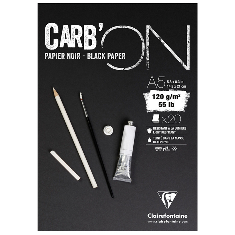Блокнот для эскизов и зарисовок 20л. А5 на склейке Clairefontaine Блокнот для эскизов и зарисовок 20л. А5 на склейке Clairefontaine