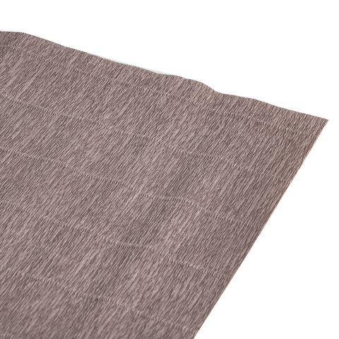 Бумага гофрированная (ИТАЛИЯ) 180 г/м2, серая (604), 50х250 см, BRAUBERG FLORE,
