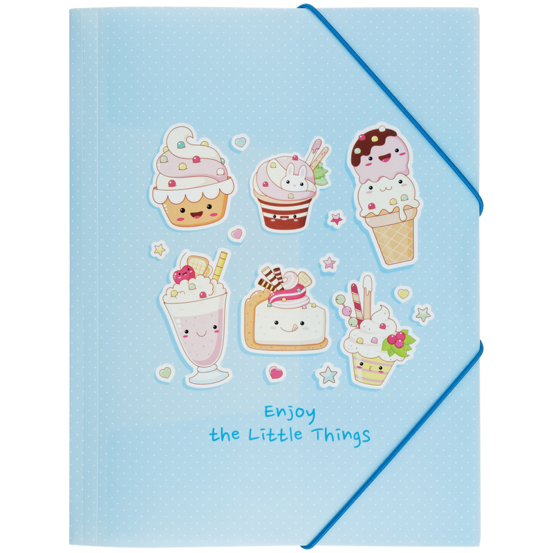 Папка на резинке MESHU "Lovely candy", А4, 500мкм Папка на резинке MESHU "Lovely candy", А4, 500мкм