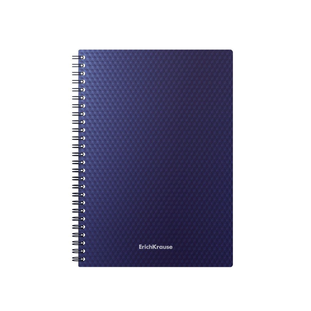 Тетрадь общая с пластиковой обложкой на спирали Erich Krause® Total Blue, А5, 80 Тетрадь общая с пластиковой обложкой на спирали Erich Krause® Total Blue, А5, 80