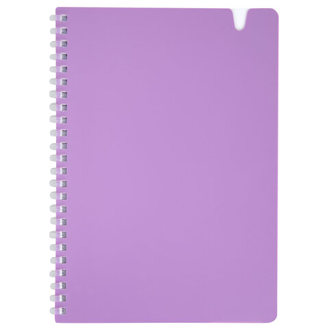 Тетрадь обложка пластик, А5 80 л., гребень мягкий, вырубка для ручки, клетка, Тетрадь обложка пластик, А5 80 л., гребень мягкий, вырубка для ручки, клетка,