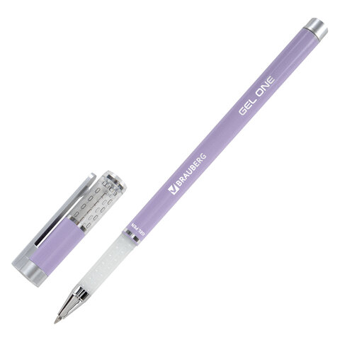 Ручка гелевая BRAUBERG "GEL ONE PASTEL", ЧЕРНАЯ, корпус ассорти, узел Ручка гелевая BRAUBERG "GEL ONE PASTEL", ЧЕРНАЯ, корпус ассорти, узел