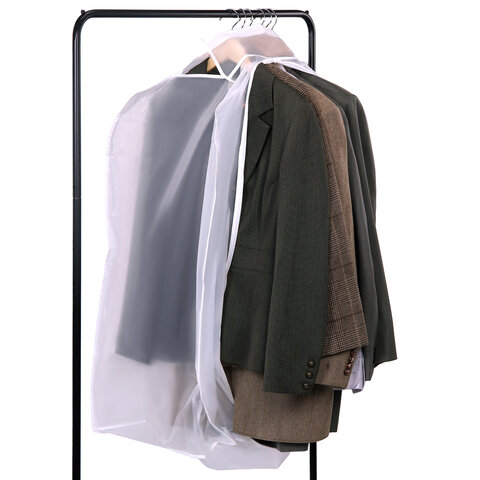 Чехол-кофр объёмный для хранения одежды на молнии, 60х30х90 см, цвет белый, Чехол-кофр объёмный для хранения одежды на молнии, 60х30х90 см, цвет белый,