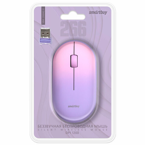 Мышь беспроводная бесшумная SMARTBUY 266AG-V, USB, 2 кнопки + 1 колесо, Мышь беспроводная бесшумная SMARTBUY 266AG-V, USB, 2 кнопки + 1 колесо,