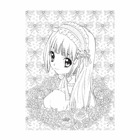 Книжка-раскраска аниме WOW MANGA, 210х280 мм, 96 страниц, склейка, БОМБОРА,
