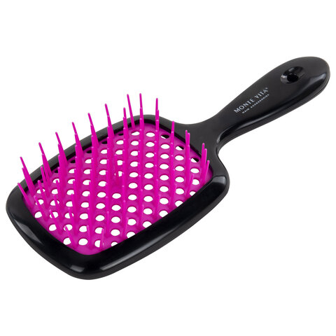 Расческа для волос массажная 20х8,5 см, массажер и щетка для чистки В ПОДАРОК,