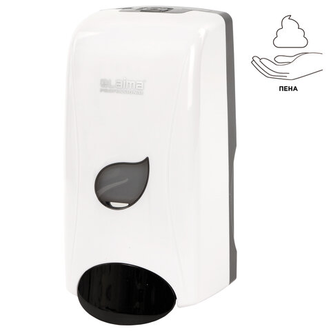 Диспенсер для мыла-пены LAIMA PROFESSIONAL ECO, НАЛИВНОЙ, 1 л, белый,