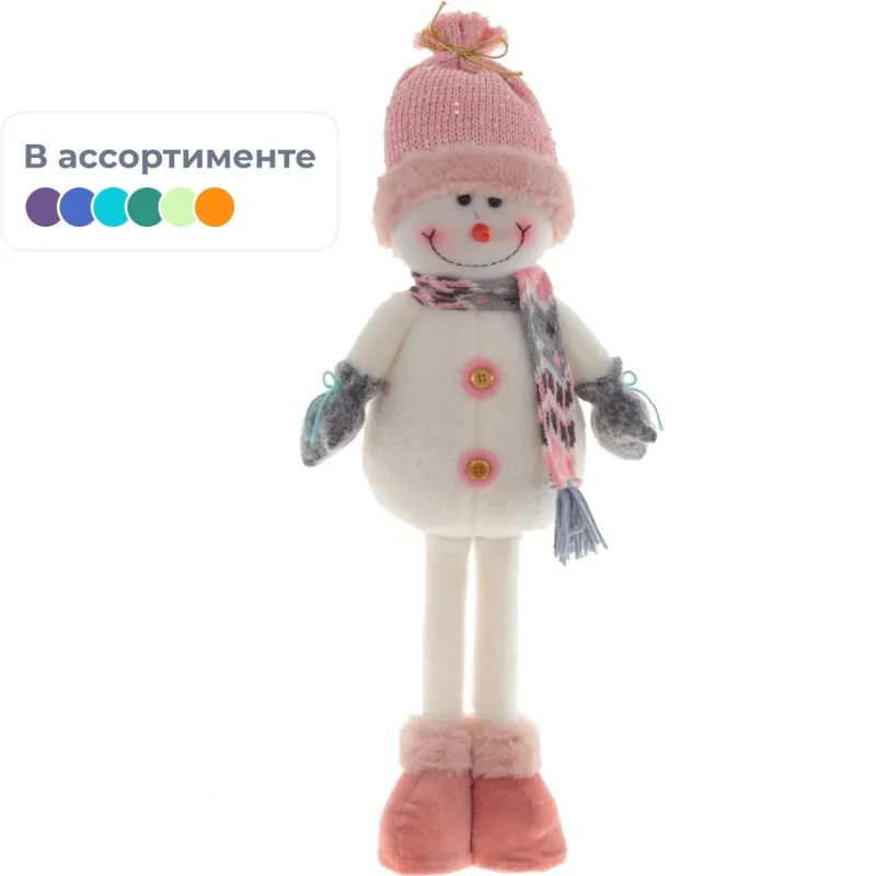 Игрушка набивная Снеговик, L23W10H70см, 2 вида, 792885 Игрушка набивная Снеговик, L23W10H70см, 2 вида, 792885