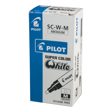 Маркер-краска лаковый (paint marker) PILOT, 2 мм, БЕЛЫЙ, круглый наконечник, Маркер-краска лаковый (paint marker) PILOT, 2 мм, БЕЛЫЙ, круглый наконечник,