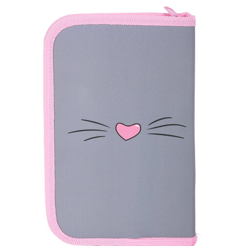 Пенал ЮНЛАНДИЯ, 1 отделение, картон с эффектом soft-touch, 19х11 см, "Sweet