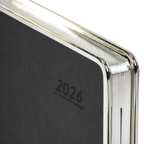 Ежедневник датированный 2026 А5 148х218 мм, GALANT "Infinity Silver",