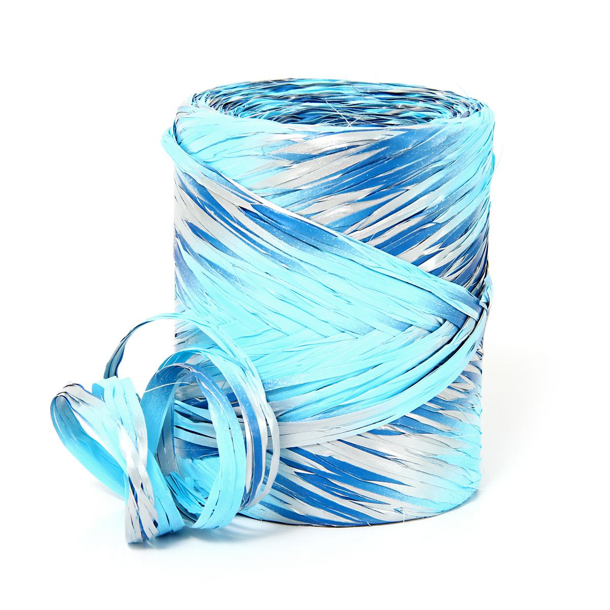 Рафия микс голубой, 200м 50064 Рафия микс голубой, 200м 50064