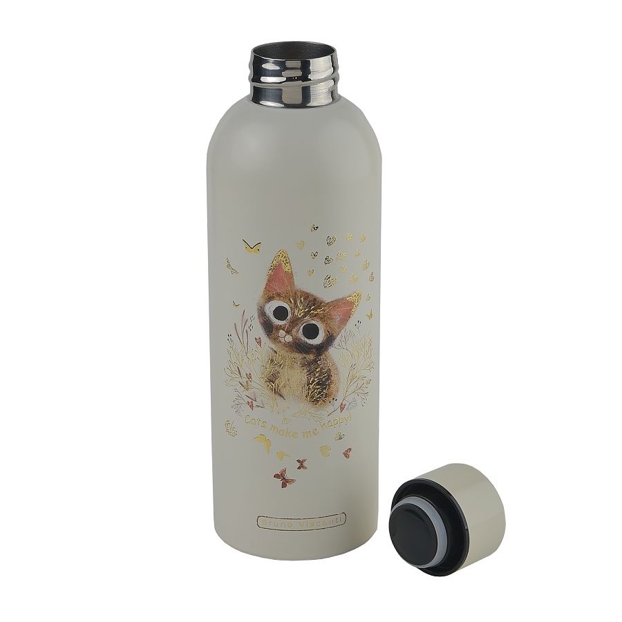 Термобутылка "LOVE ME. МИЛЫЙ КОТИК", 500 мл.