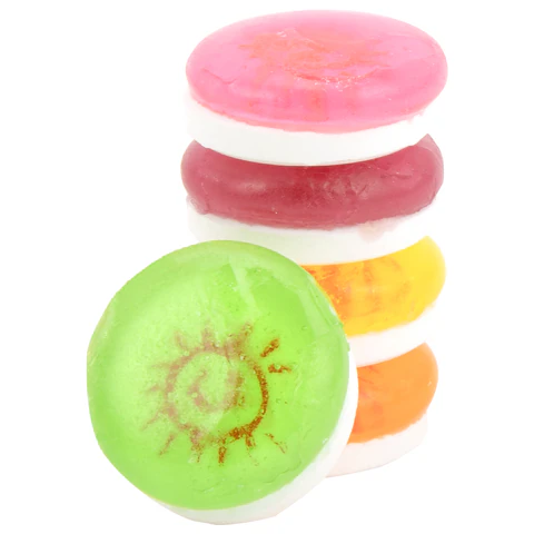 Карамель леденцовая SUNNY CANDY, микс вкусов с аскорбинкой, в индивидуальной
