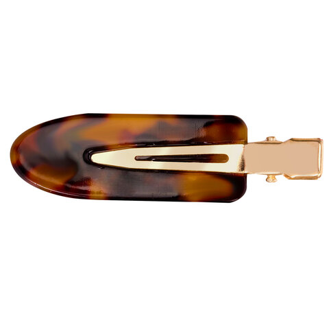 Заколки для волос НАБОР 4 шт., 6 см, глянцевый, черный, черепаховый, MONTE VITA Заколки для волос НАБОР 4 шт., 6 см, глянцевый, черный, черепаховый, MONTE VITA