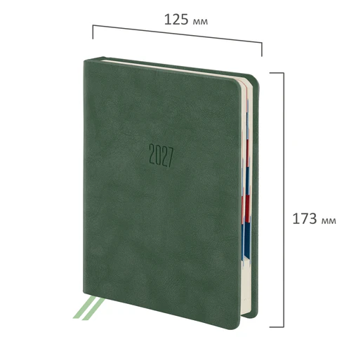 Ежедневник датированный 2027, B6, 125х173 мм, GALANT "Vivid", под
