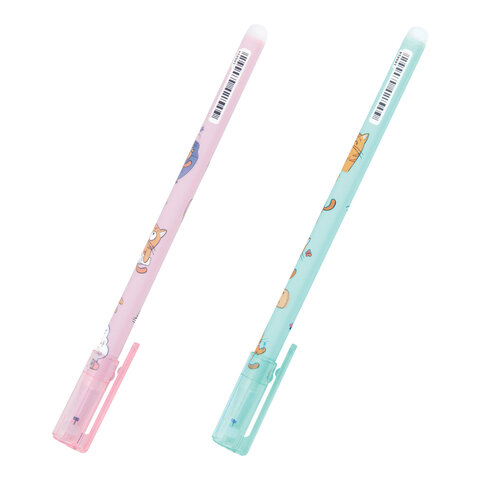 Ручка стираемая гелевая с принтом FUNSTER (ФАНСТЕР) "КОТ-ЭНТУЗИАСТ", Ручка стираемая гелевая с принтом FUNSTER (ФАНСТЕР) "КОТ-ЭНТУЗИАСТ",