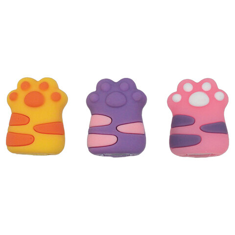 Точилка "Лапки", 1 отверстие, ассорти, 77245 Точилка "Лапки", 1 отверстие, ассорти, 77245