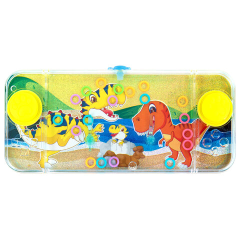 Водная игра ДИНОЗАВРИКИ, 15х7 см, колечки, ассорти, 4 вида, JOLLY JOT (ДЖОЛЛИ