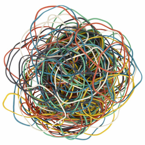 Резинки банковские универсальные диаметром 60 мм, BRAUBERG 100 г, цветные, Резинки банковские универсальные диаметром 60 мм, BRAUBERG 100 г, цветные,