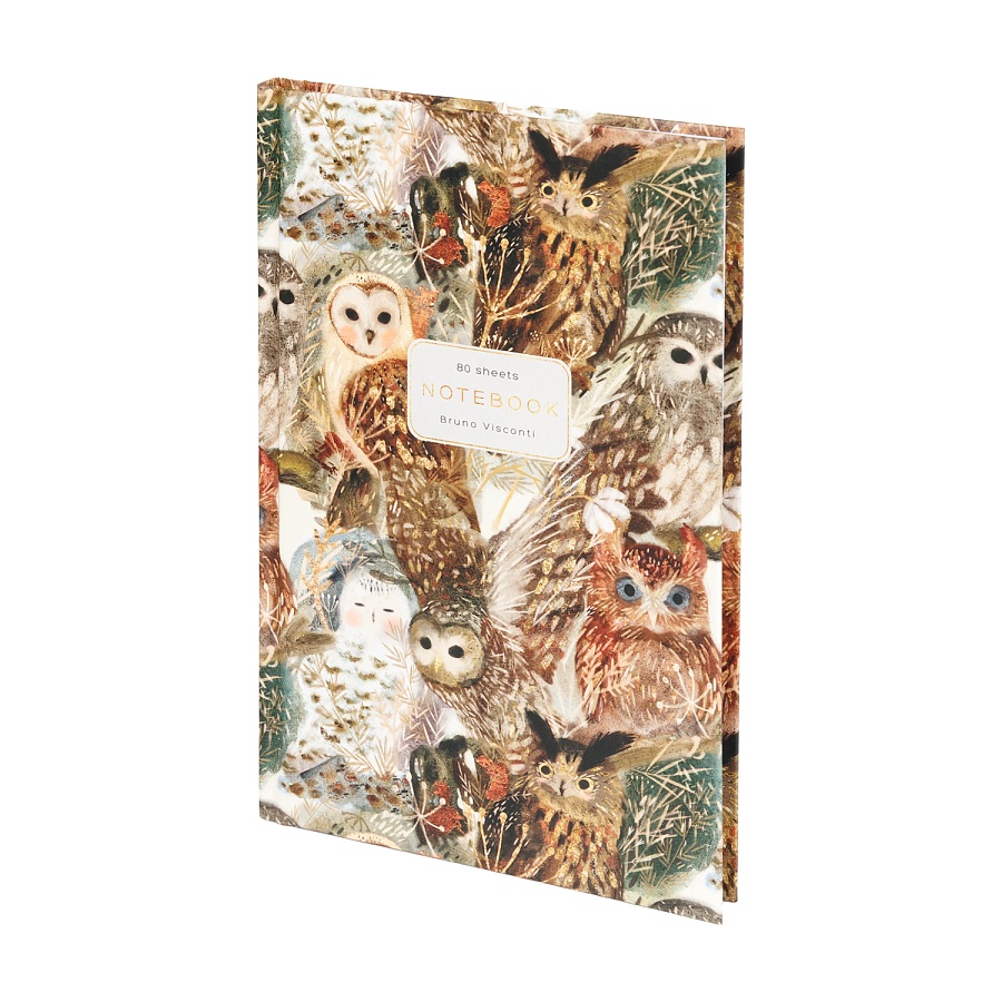 БЛОКНОТ-ПРЕСТИЖ А5. 80 Л. "FAUNA.ВОЛШЕБНЫЕ СОВЫ" БЛОКНОТ-ПРЕСТИЖ А5. 80 Л. "FAUNA.ВОЛШЕБНЫЕ СОВЫ"