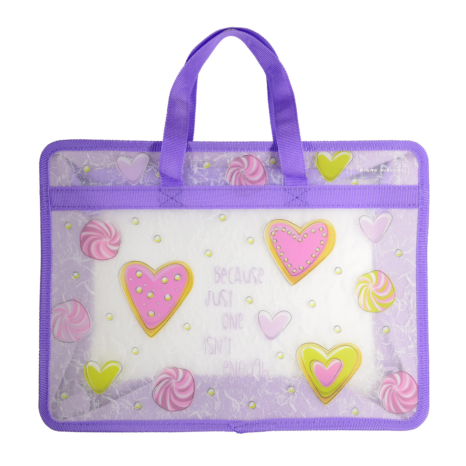 ПАПКА ПОРТФЕЛЬ НА МОЛНИИ, С ОКАНТОВКОЙ "СЛАДКОЕ НАСТРОЕНИЕ. ПОНЧИКИ",