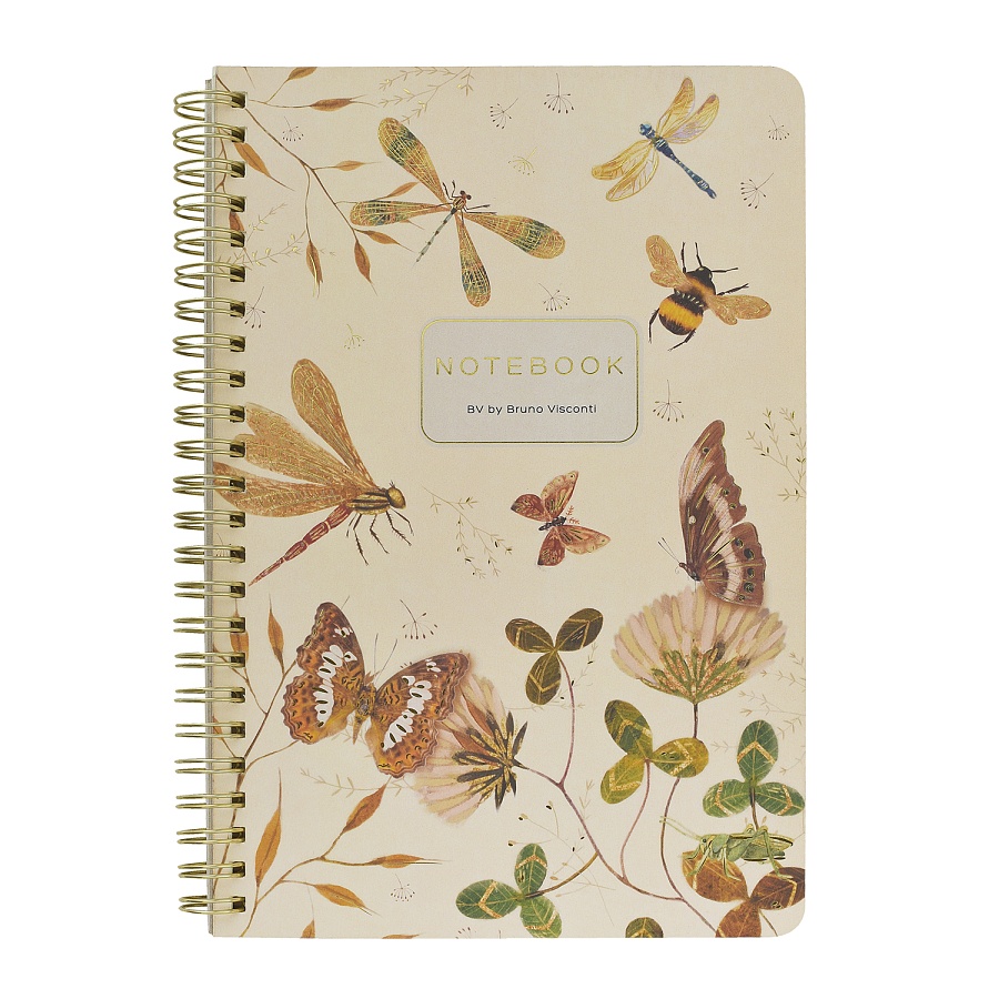 ТЕТРАДЬ НА ГРЕБНЕ, А5, Bruno Visconti "FAUNA.Бабочки.Стрекозы", 60л, ТЕТРАДЬ НА ГРЕБНЕ, А5, Bruno Visconti "FAUNA.Бабочки.Стрекозы", 60л,
