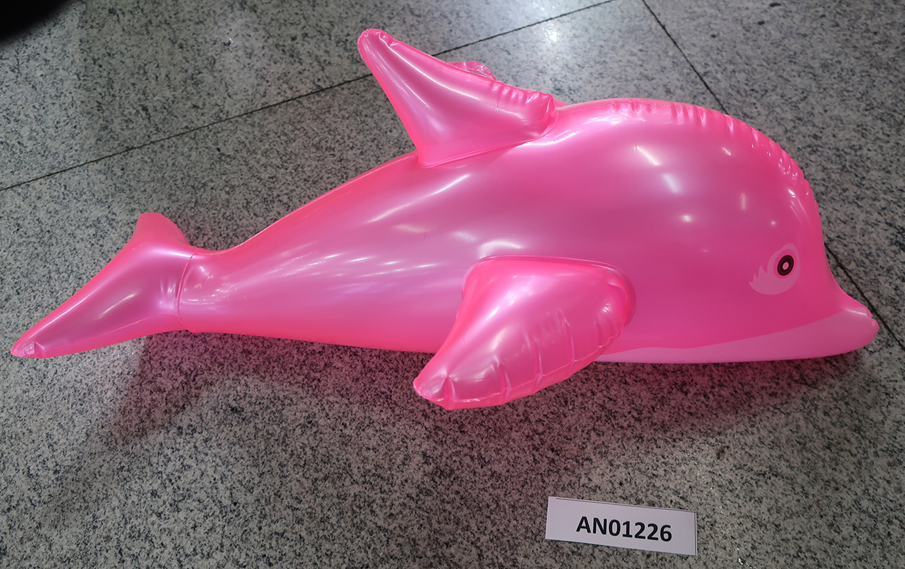 Розовые резиновые дельфины игрушки