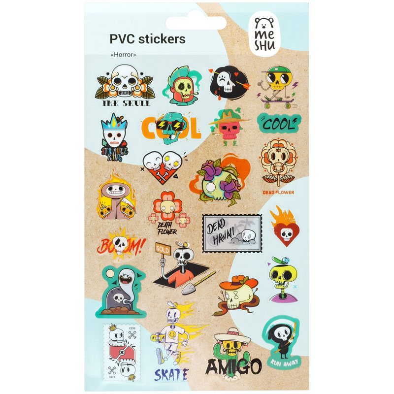 Наклейки ПВХ MESHU "Horror" Наклейки ПВХ MESHU "Horror"